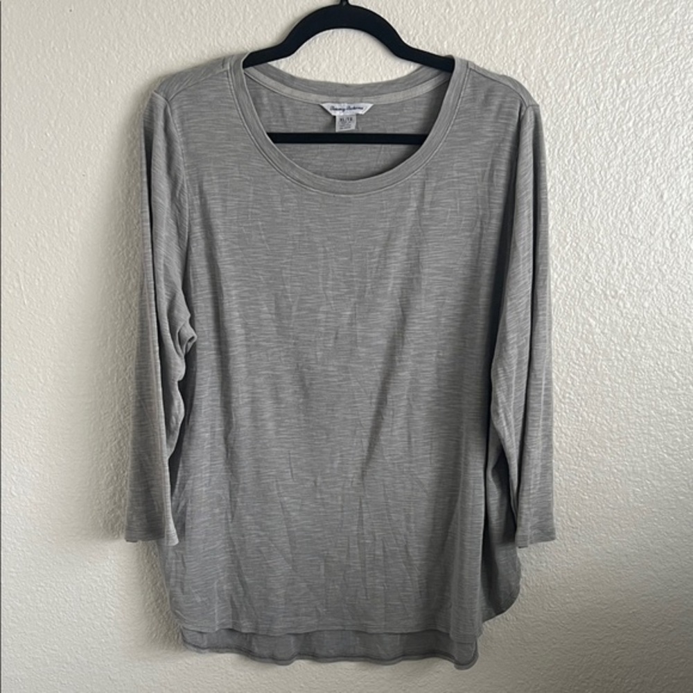 Tommy Bahama Light Gray Long Sleeve Top XS